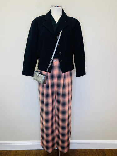 CHANEL Black Short Jacket Size 44