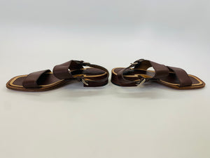 Prada Brown Strappy Sandals Size 39