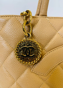 CHANEL Caviar Medallion Tote #shopjacobjames #chanel #chanelbag