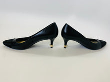 Load image into Gallery viewer, CHANEL Black Pearl Heel Pumps Size 40