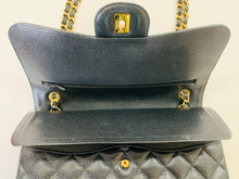 Load image into Gallery viewer, CHANEL Black Caviar Leather Large Classic Double Flap Bag