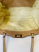 Load image into Gallery viewer, Valentino Garavani Camel Medium Rockstud Tote Bag