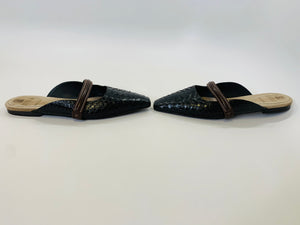 Brunello Cucinelli Black Slides Size 40