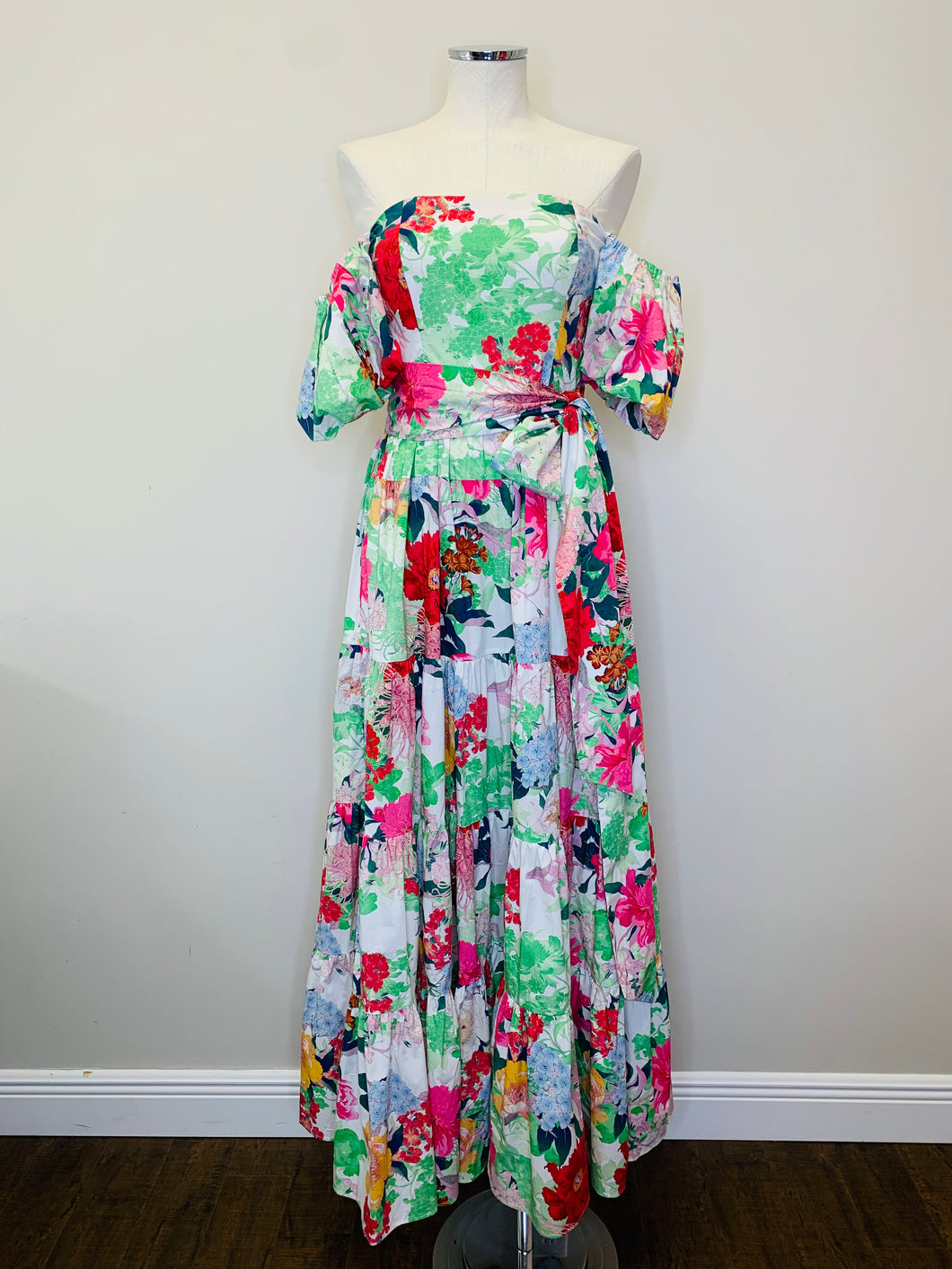 Cara Cara Ivory Japanese Floral Wethersfield Dress Sizes 2 and 4