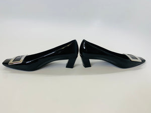 Roger Vivier Black Belle Pumps Size 38 1/2