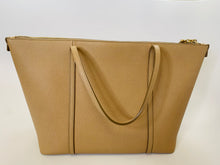 Load image into Gallery viewer, Dolce &amp; Gabbana Camel Dauphine Stampa Shopper Tote Bag