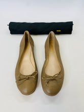 Load image into Gallery viewer, Fendi Taupe Ballerina Flats Size 39 1/2