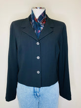 Load image into Gallery viewer, CHANEL Black Short Jacket Size 42