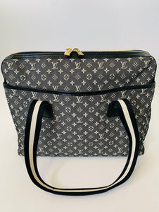 Louis Vuitton Black and White Mini Lin Mary Kate Tote Bag