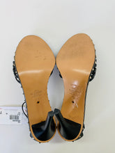 Load image into Gallery viewer, Valentino Garavani Black Rockstud Sandals Size 37