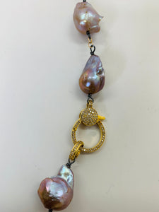 Rainey Elizabeth Baroque Pearl Short Necklace