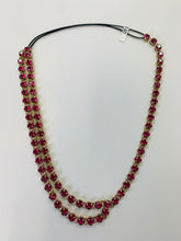 Load image into Gallery viewer, Valentino Garavani Pink Crystal Necklace