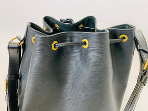 Louis Vuitton Black Epi Leather Petite Noe Bag