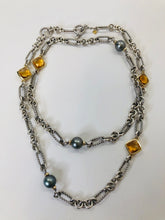 Load image into Gallery viewer, David Yurman Figaro Two Tone Long Necklace