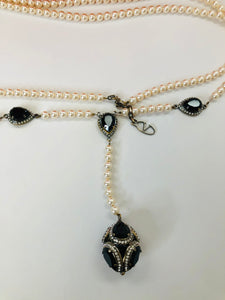 Valentino Garavani Pearl Belt and Necklace