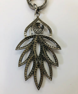 Rainey Elizabeth Large Leaf Pendant