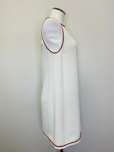 Gucci Ivory and Red Mini Dress Size 40