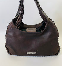 Load image into Gallery viewer, CHANEL Brown Lambskin Chain Around Hobo Bag