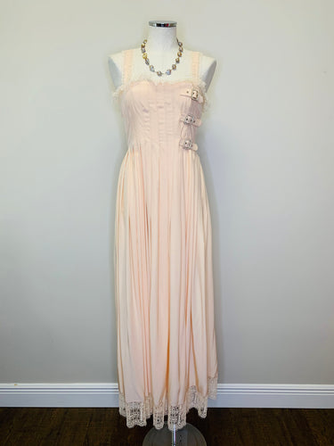 CHANEL NWT Long Pink RTW Dress Size 38