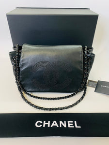 Chanel Classic Jumbo Single Flap Bag - Green Shoulder Bags