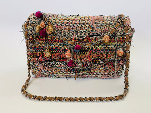 CHANEL Dubai Embroideries Jumbo Flap Bag