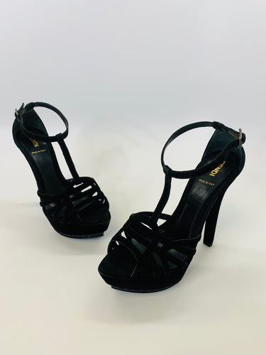 Fendi Black Platform Sandals Size 37 1/2
