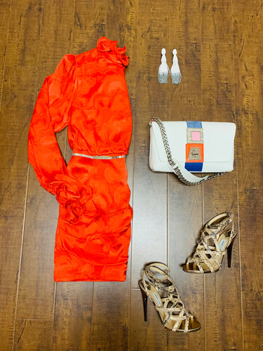 Saloni Rina B Jacquard Dress Sizes 8 and 10