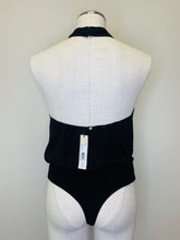 Load image into Gallery viewer, Alice + Olivia Air Black Bodysuit Size M