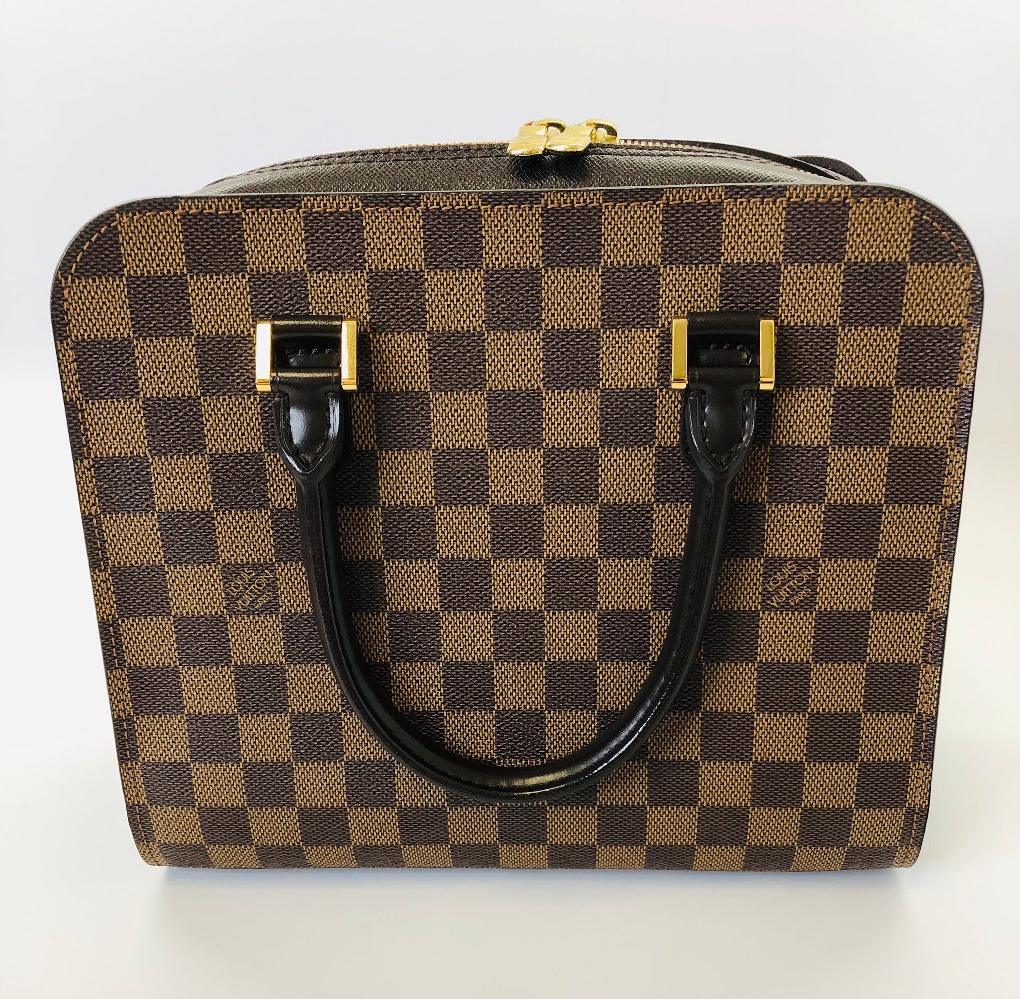 Louis Vuitton Damier Ebene Triana - Brown Handle Bags, Handbags
