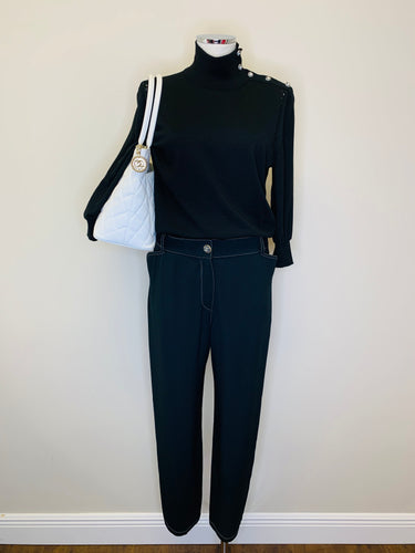 CHANEL Black Pant Size 42