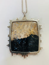 Load image into Gallery viewer, Rainey Elizabeth Large Pendant and Beaded Chain