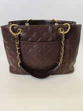 Load image into Gallery viewer, CHANEL Brown Caviar Leather Grand Shopping Tote