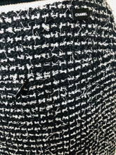 Load image into Gallery viewer, CHANEL Black and White Tweed Skirt Size 42