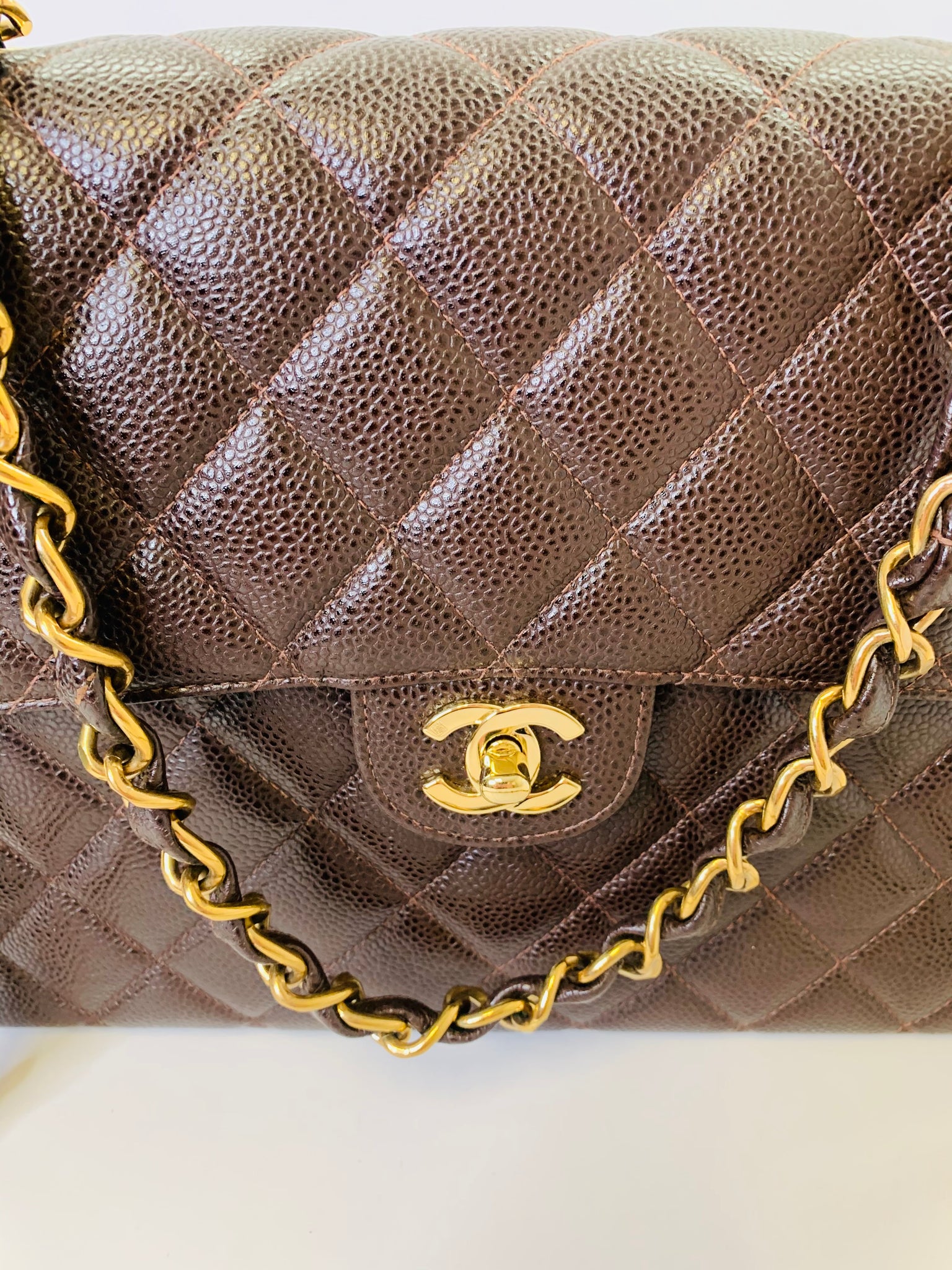 Chanel Caviar Pouch - 33 For Sale on 1stDibs