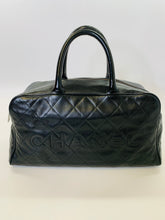 Load image into Gallery viewer, CHANEL Black Caviar Leather Bowler Bag