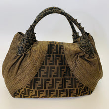 Load image into Gallery viewer, Fendi Zucca and Metallic Spy Bag