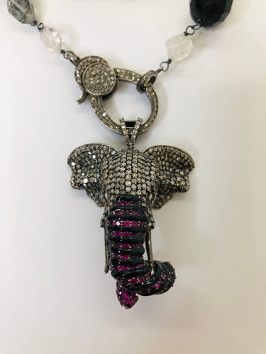 Rainey Elizabeth Elephant Pendant