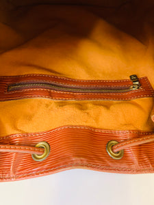 Louis Vuitton Cognac Epi Leather Noe Bag