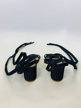 Load image into Gallery viewer, Gianvito Rossi Janis Denim Strappy Sandals Size 38