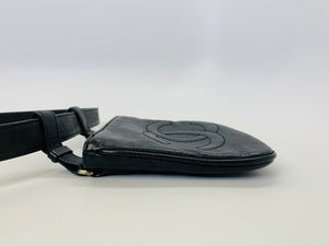 CHANEL Vintage Black Timeless Belt Bag Size 85/34