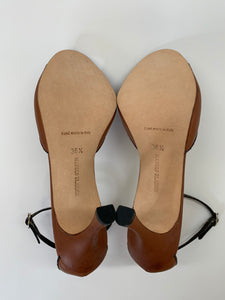 Manolo Blahnik Cognac Sandals Size 36 1/2