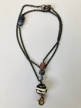 Load image into Gallery viewer, Rainey Elizabeth Tribal Bead and Diamond Necklace
