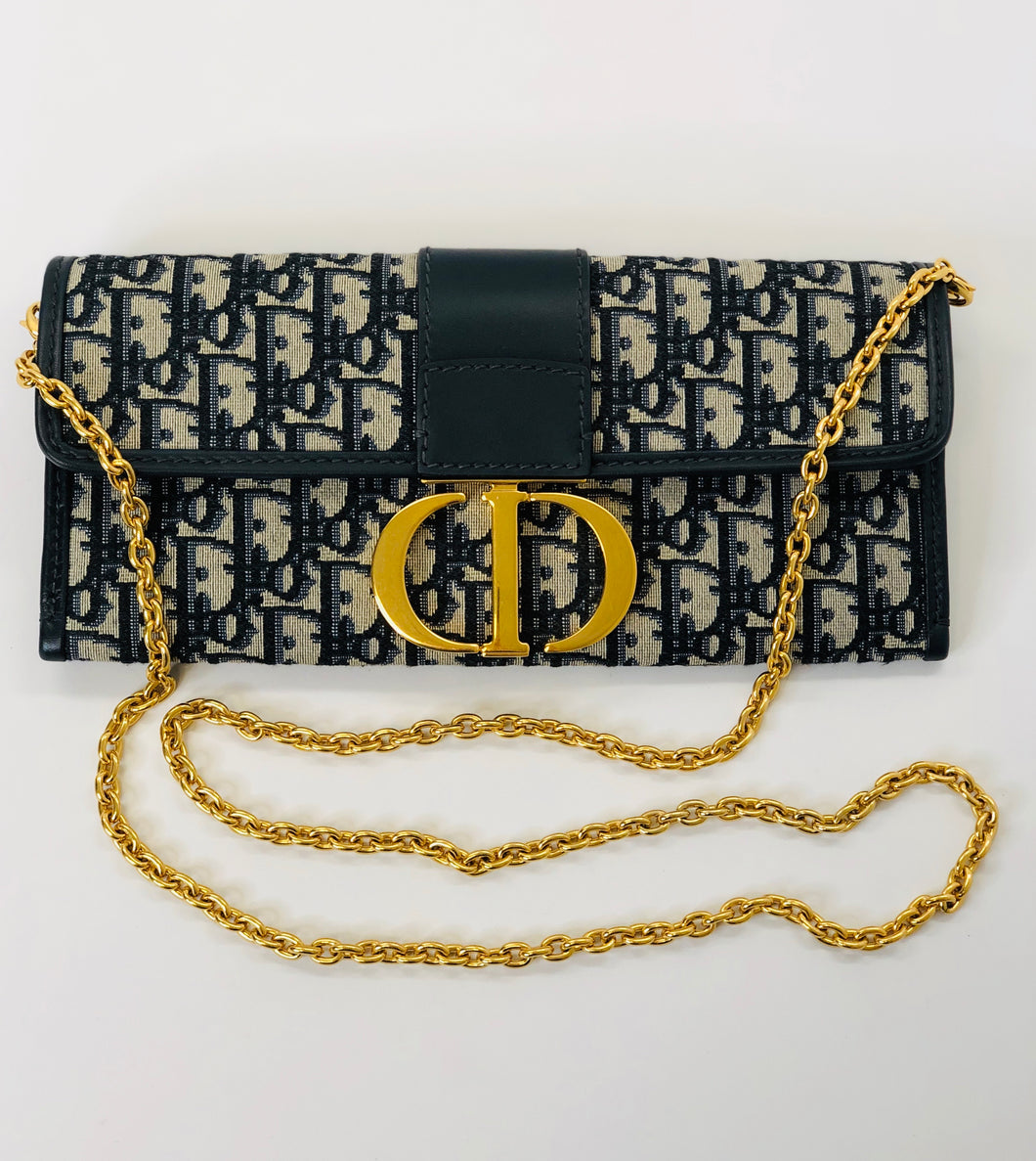 Christian Dior 30 Montaigne Pouch With Chain