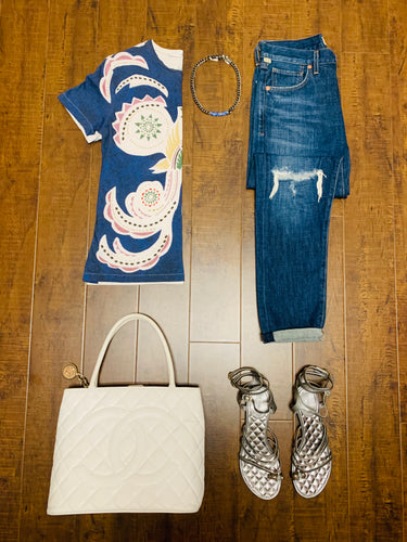 Christian Dior Print Tee Shirt Size M