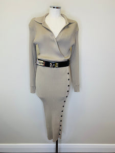 Self Portrait Ribbed Knit Dress Sizes M and L JDEX Styles Self Portrait Ribbed Knit Dress Sizes M and L JDEX Styles