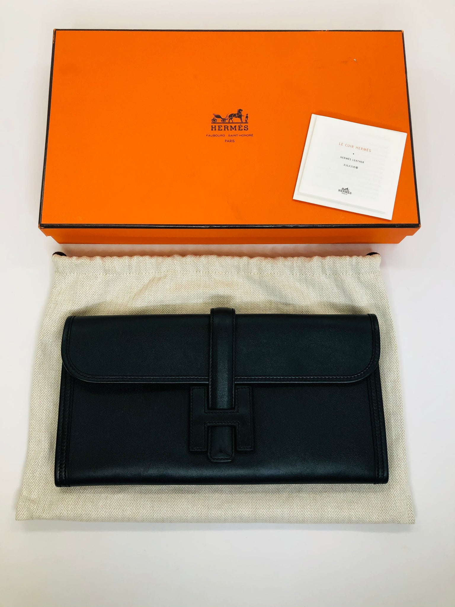 Hermes Bag--Jige 29 Clutch--EXCELLENT CONDITION w/Box & Dust Bag