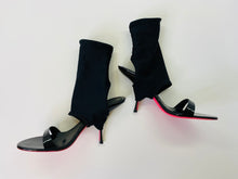 Load image into Gallery viewer, Alexander McQueen Black Sock Sandals Size 38