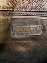 Load image into Gallery viewer, CHANEL Brown Caviar Leather Grand Shopping Tote