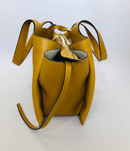 Load image into Gallery viewer, Celine Blonde Calfskin Medium Tri-Fold Bag