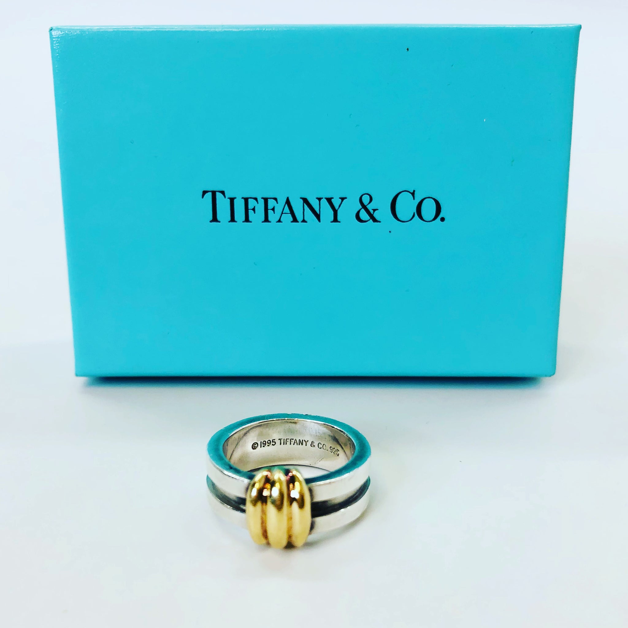 Only 94.00 usd for Tiffany & Co 925 Silver Atlas Ring Size 6 3/4 (6.75)  Online at the Shop